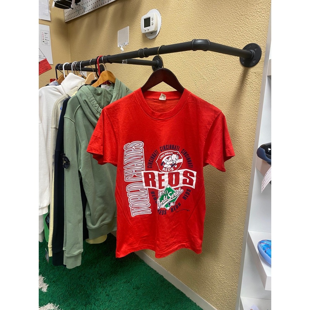 Vintage Cincinnati‎ Reds 1990 World Series Champions T-Shirt Size Medium Men